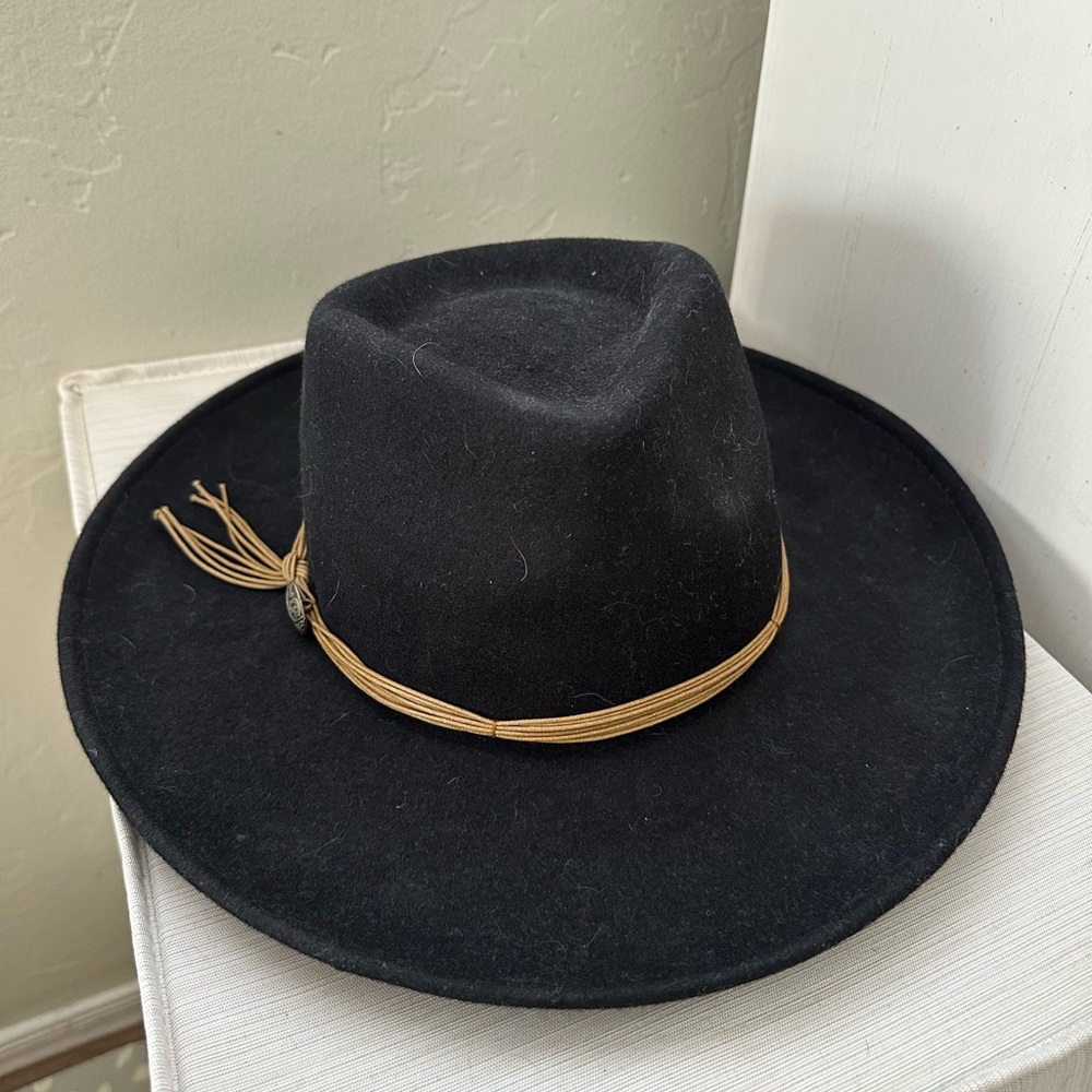 Overland Black Western Hat